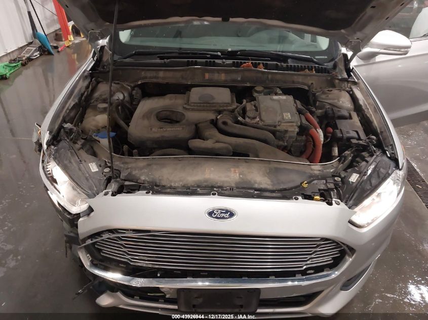 2013 Ford Fusion Hybrid Se VIN: 3FA6P0LU6DR365184 Lot: 43926944