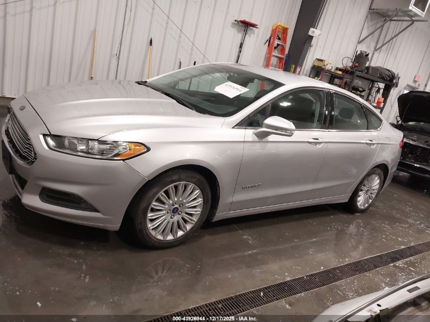 2013 Ford Fusion Hybrid Se VIN: 3FA6P0LU6DR365184 Lot: 43926944