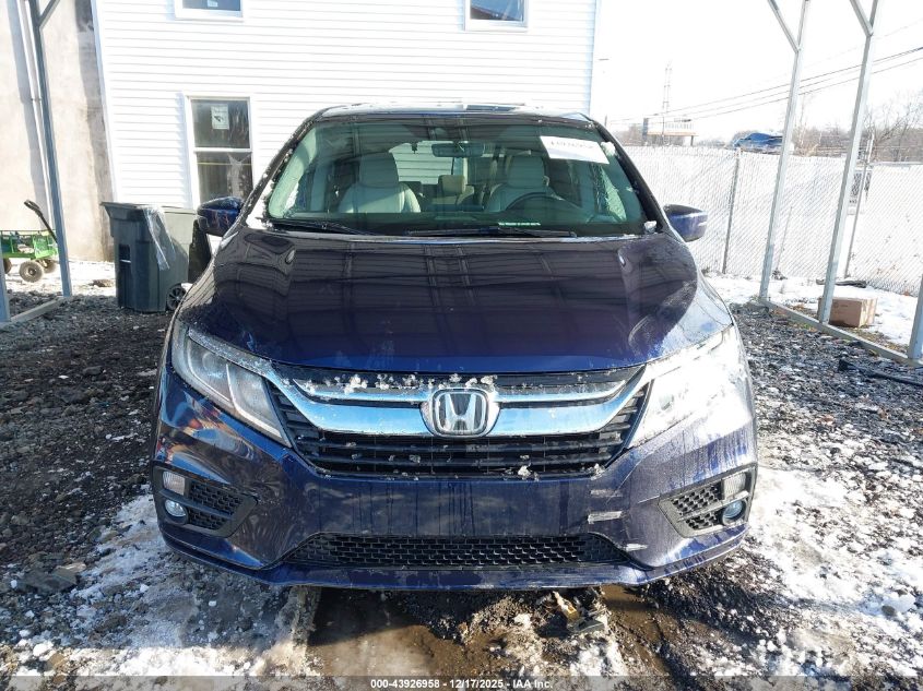 2018 Honda Odyssey Ex-L VIN: 5FNRL6H74JB100723 Lot: 43926958