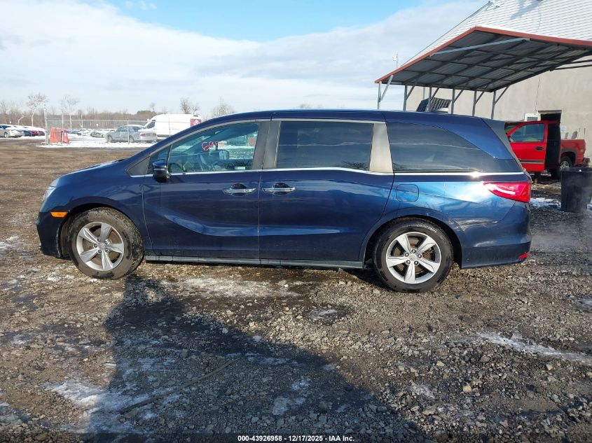 2018 Honda Odyssey Ex-L VIN: 5FNRL6H74JB100723 Lot: 43926958