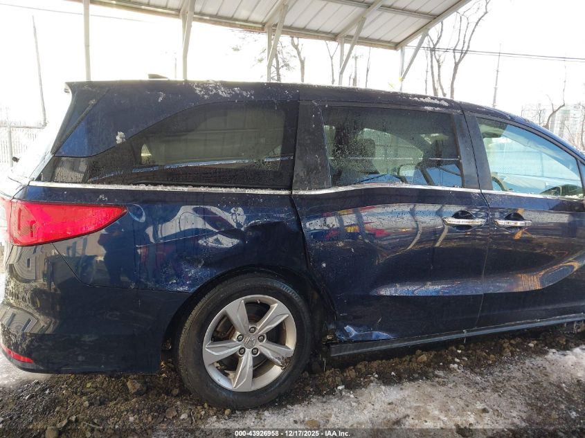 2018 Honda Odyssey Ex-L VIN: 5FNRL6H74JB100723 Lot: 43926958