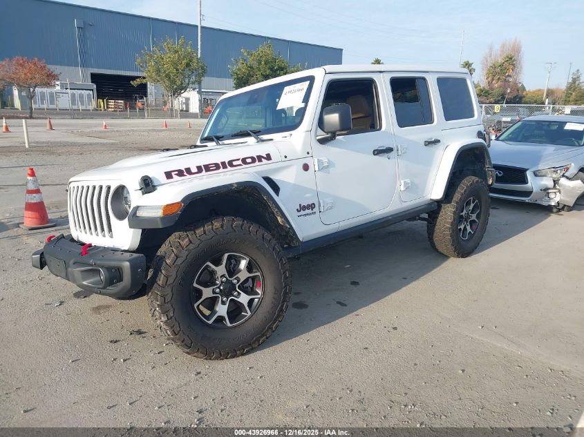 2020 Jeep Wrangler Unlimited Rubicon 4X4 VIN: 1C4HJXFG6LW192085 Lot: 43926966