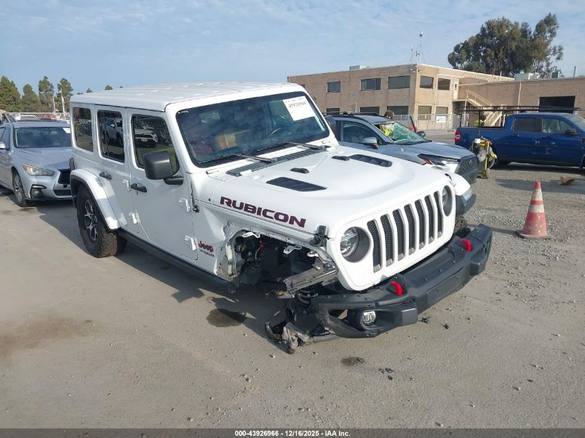 2020 Jeep Wrangler Unlimited Rubicon 4X4 VIN: 1C4HJXFG6LW192085 Lot: 43926966