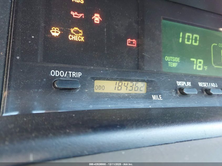 2001 Toyota Avalon Xls VIN: 4T1BF28BX1U137963 Lot: 43926988