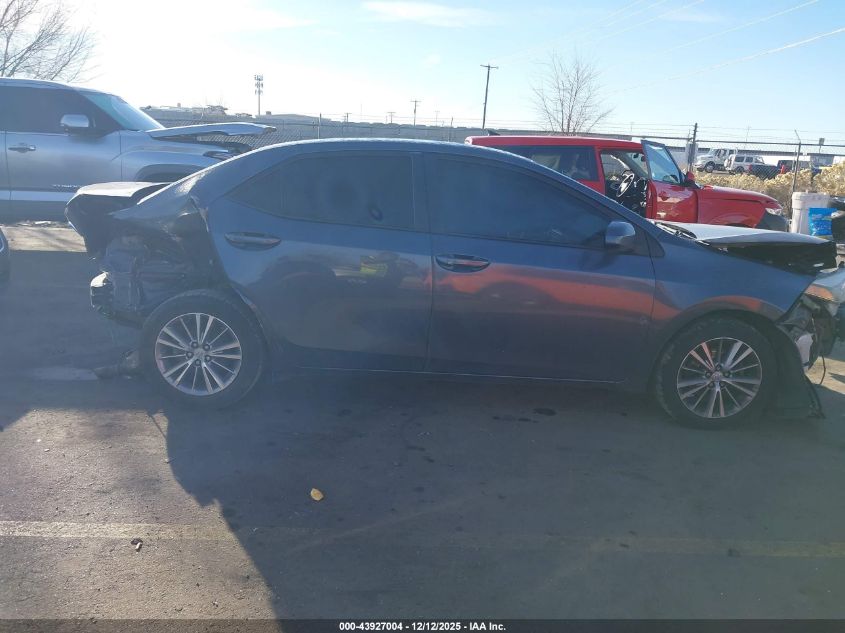 2015 Toyota Corolla Le Plus VIN: 5YFBURHE2FP337222 Lot: 43927004