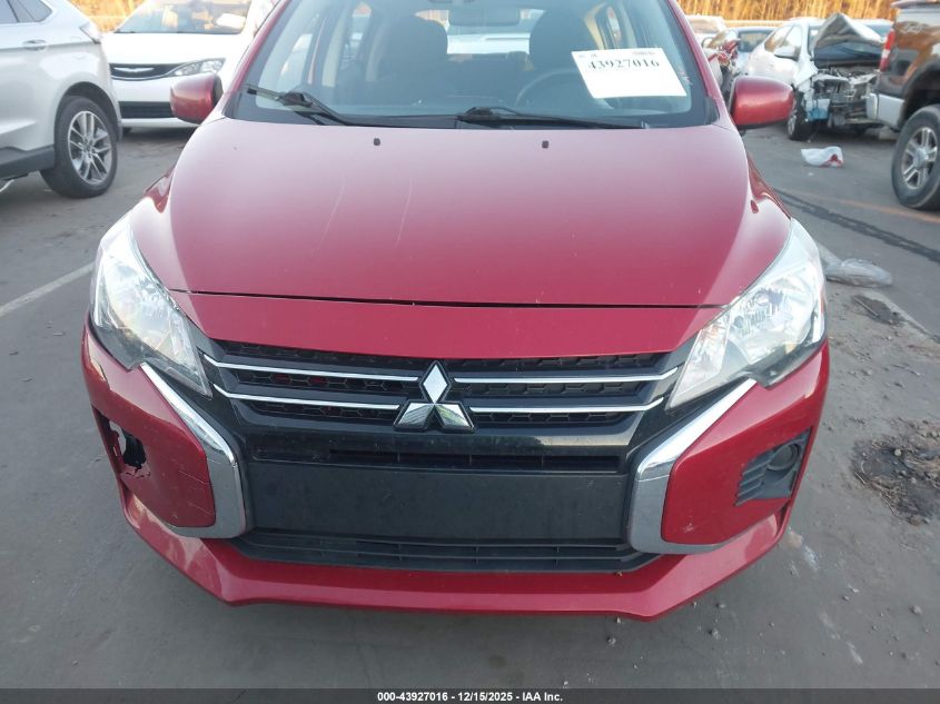 2021 Mitsubishi Mirage Carbonite Edition/Es/Le VIN: ML32AUHJXMH009812 Lot: 43927016