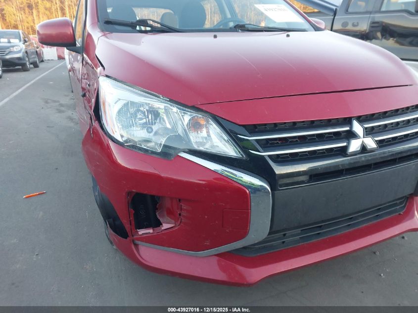 2021 Mitsubishi Mirage Carbonite Edition/Es/Le VIN: ML32AUHJXMH009812 Lot: 43927016