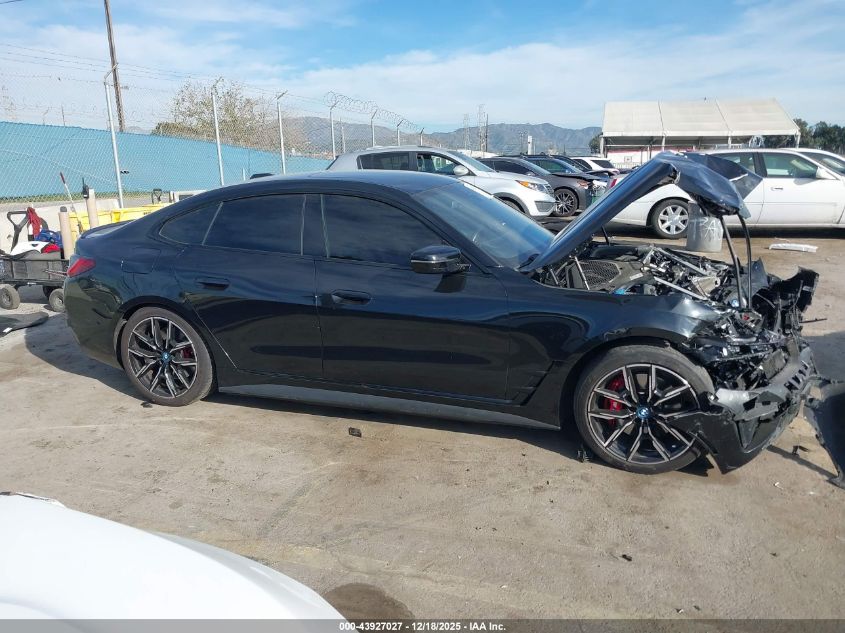 2024 BMW I4 Gran Coupe Edrive35 VIN: WBY43AW01RFT09491 Lot: 43927027