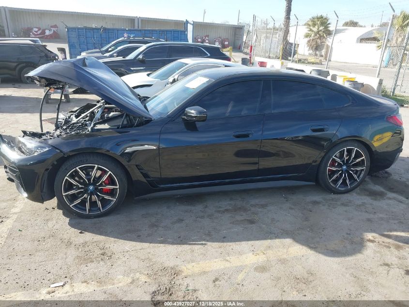 2024 BMW I4 Gran Coupe Edrive35 VIN: WBY43AW01RFT09491 Lot: 43927027