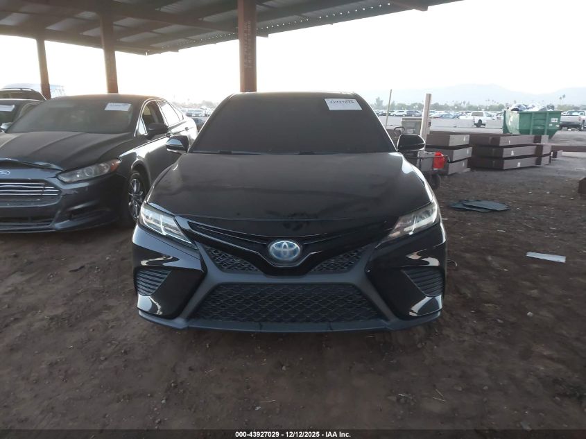 2019 Toyota Camry Hybrid Se VIN: 4T1B21HK3KU520103 Lot: 43927029
