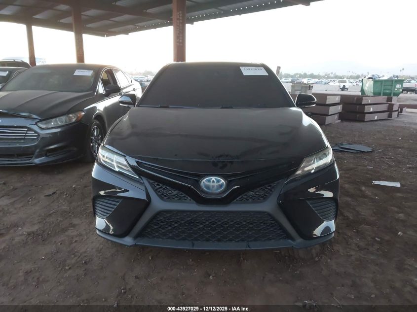 2019 Toyota Camry Hybrid Se VIN: 4T1B21HK3KU520103 Lot: 43927029