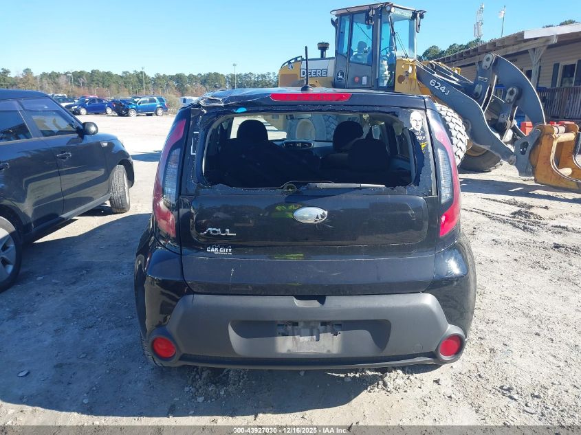 2014 Kia Soul + VIN: KNDJP3A57E7028792 Lot: 43927030