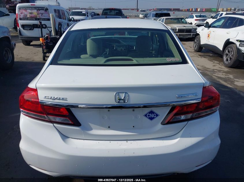 2013 Honda Civic Natural Gas VIN: 19XFB5F52DE000261 Lot: 43927047