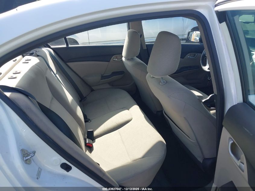 2013 Honda Civic Natural Gas VIN: 19XFB5F52DE000261 Lot: 43927047