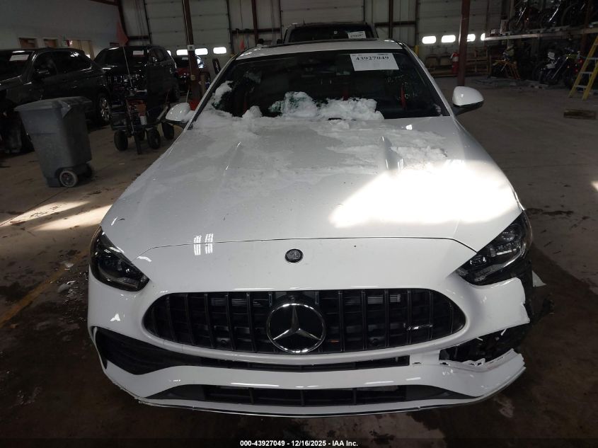 2025 Mercedes-Benz Amg C 43 4Matic VIN: W1KAF8HB9SR283476 Lot: 43927049