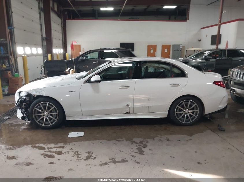 2025 Mercedes-Benz Amg C 43 4Matic VIN: W1KAF8HB9SR283476 Lot: 43927049