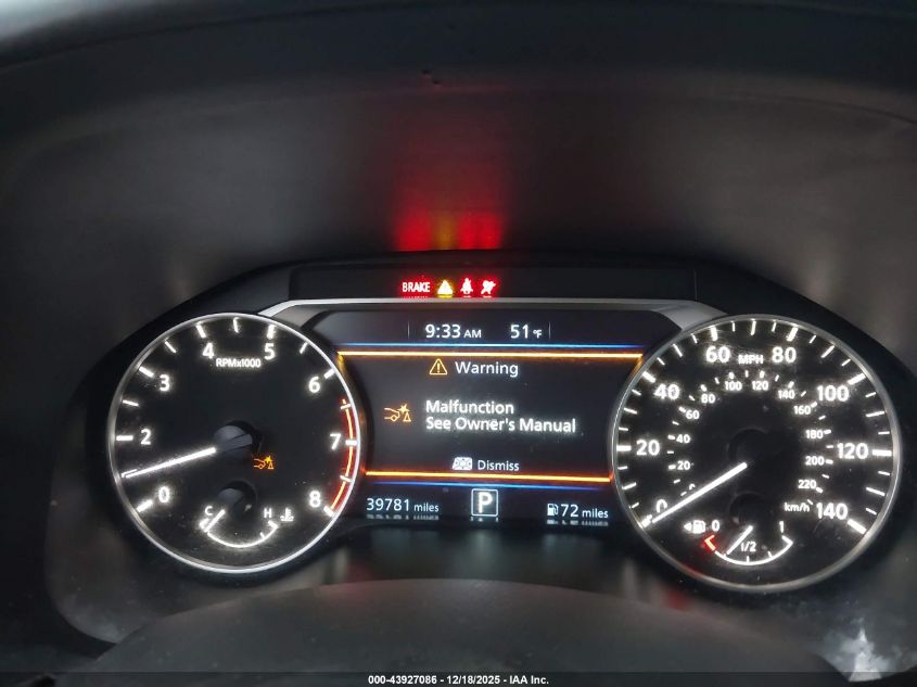 2024 Nissan Altima Sr Fwd VIN: 1N4BL4CV1RN312297 Lot: 43927086