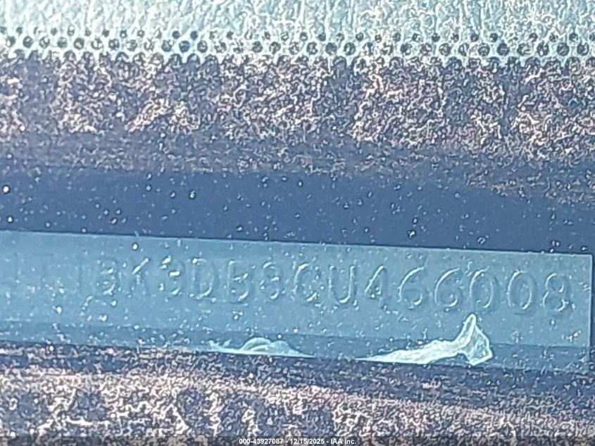 2012 Toyota Avalon Limited VIN: 4T1BK3DB8CU466008 Lot: 43927087