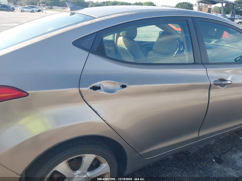 2011 Hyundai Elantra Limited VIN: 5NPDH4AEXBH040345 Lot: 43927093