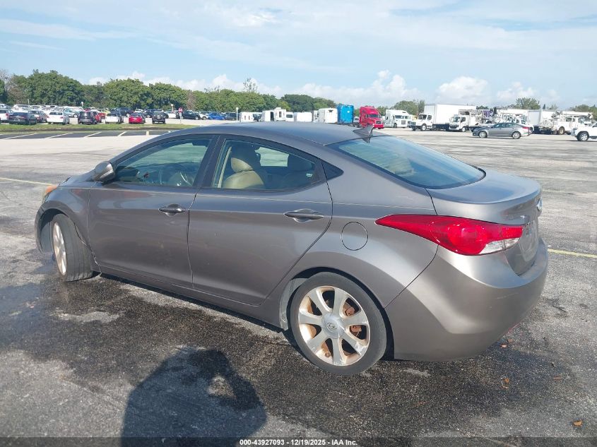 2011 Hyundai Elantra Limited VIN: 5NPDH4AEXBH040345 Lot: 43927093