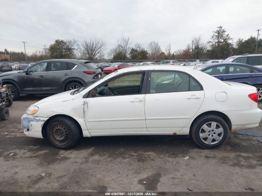 2006 Toyota Corolla Le VIN: JTDBR32E660091518 Lot: 43927097