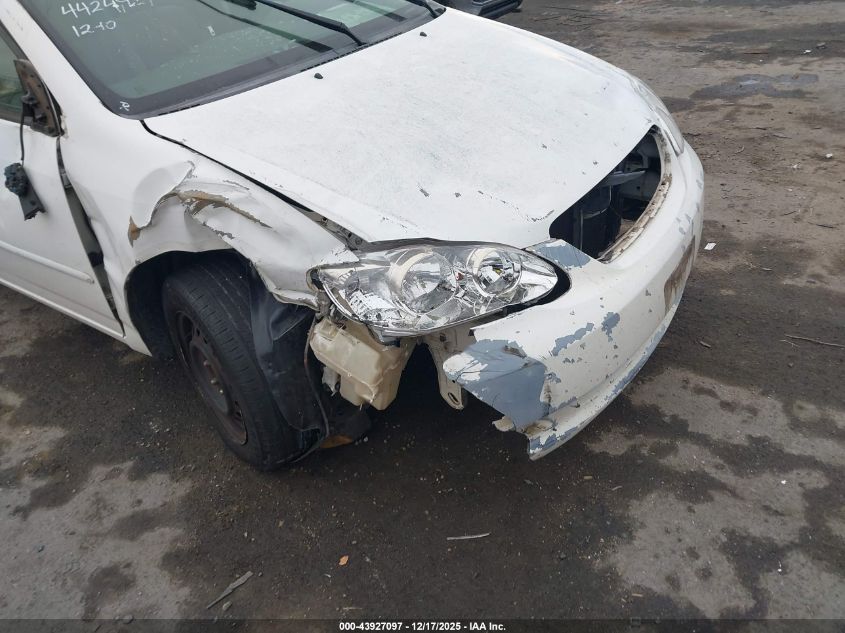 2006 Toyota Corolla Le VIN: JTDBR32E660091518 Lot: 43927097