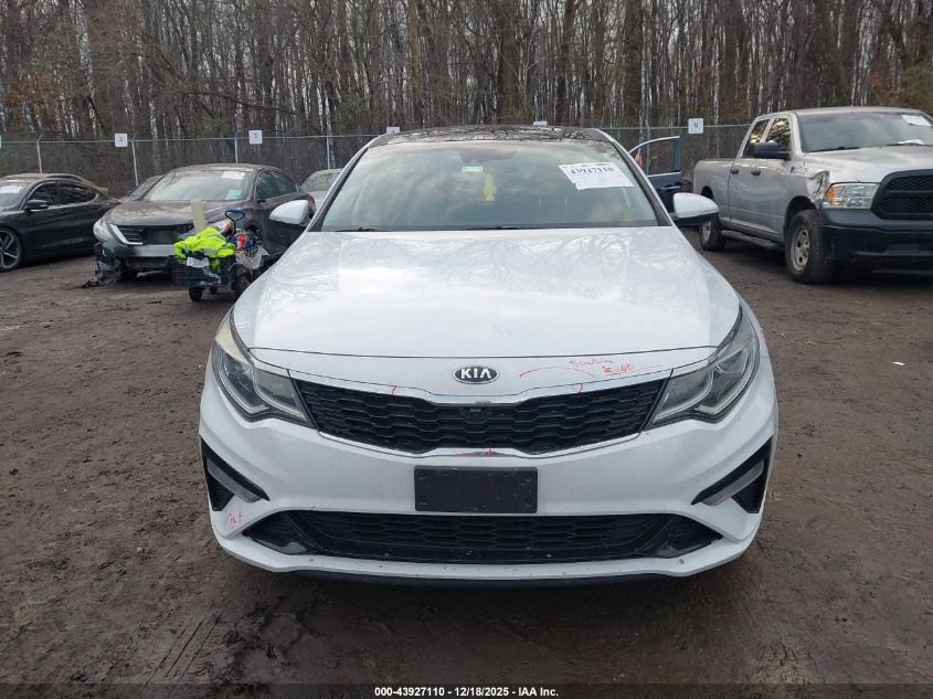 2019 Kia Optima S VIN: 5XXGT4L39KG374921 Lot: 43927110
