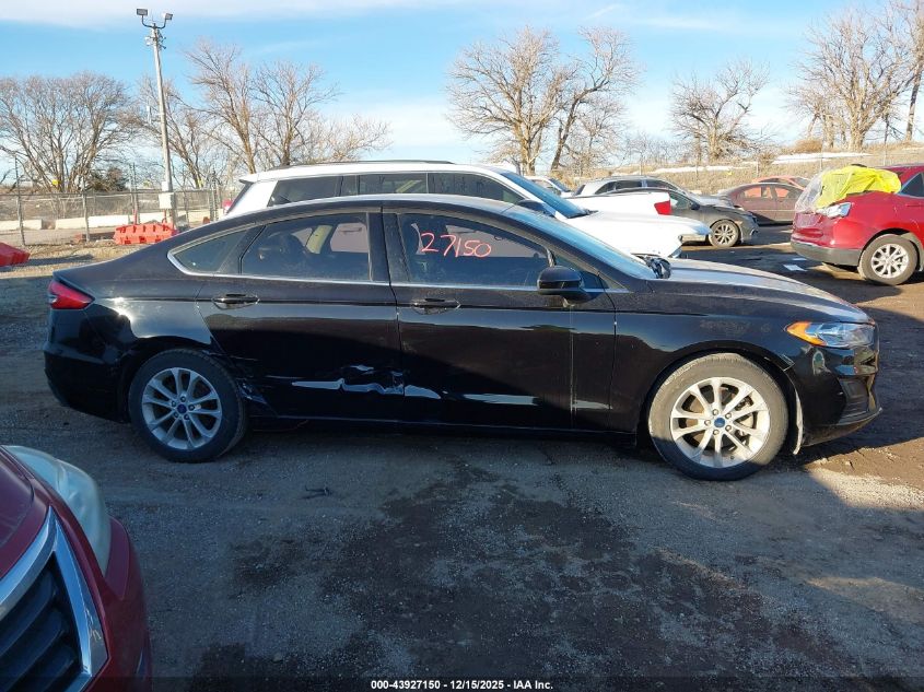 2019 Ford Fusion Se VIN: 3FA6P0HD1KR173113 Lot: 43927150