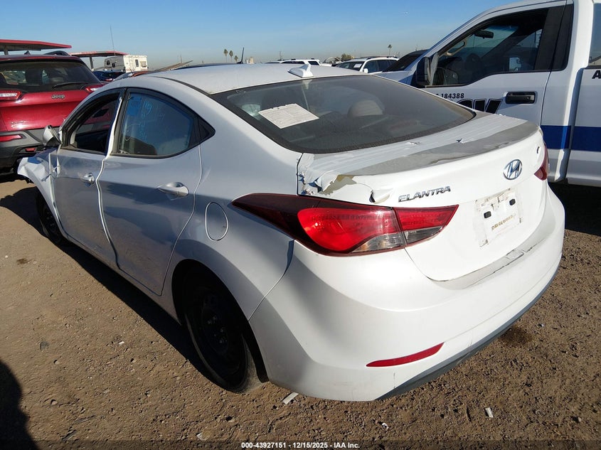 2016 Hyundai Elantra Se