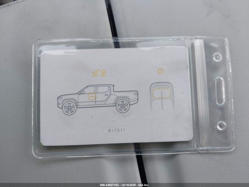 2026 Rivian R1T VIN: 7FCTGCAA1TN043362 Lot: 43927153