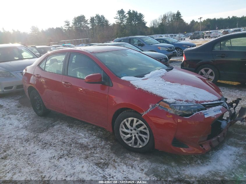 2019 Toyota Corolla Le VIN: 2T1BURHEXKC227156 Lot: 43927156