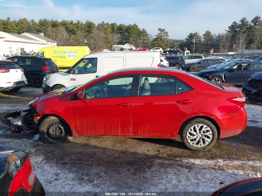 2019 Toyota Corolla Le VIN: 2T1BURHEXKC227156 Lot: 43927156