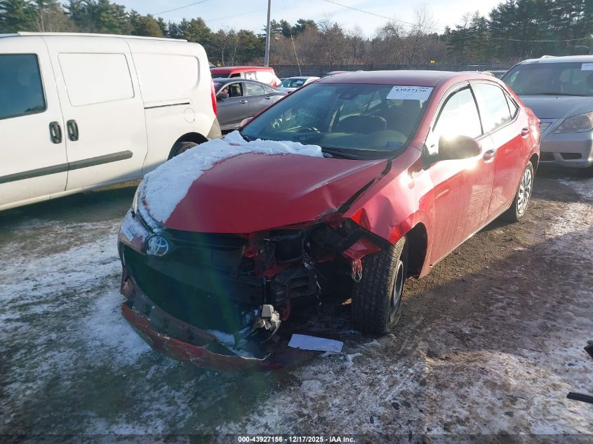 2019 Toyota Corolla Le VIN: 2T1BURHEXKC227156 Lot: 43927156