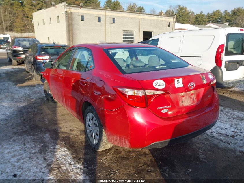 2019 Toyota Corolla Le VIN: 2T1BURHEXKC227156 Lot: 43927156