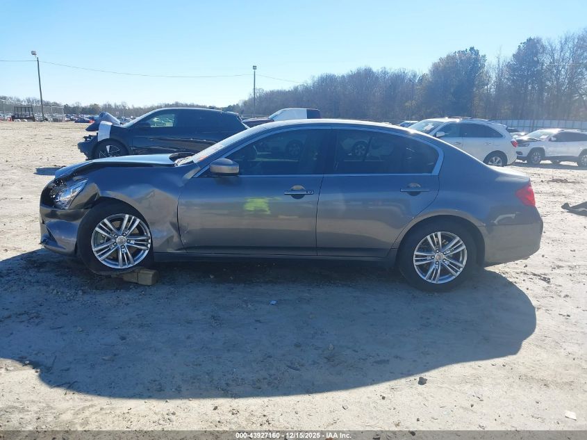 2011 Infiniti G25 Journey VIN: JN1DV6AP0BM600307 Lot: 43927160