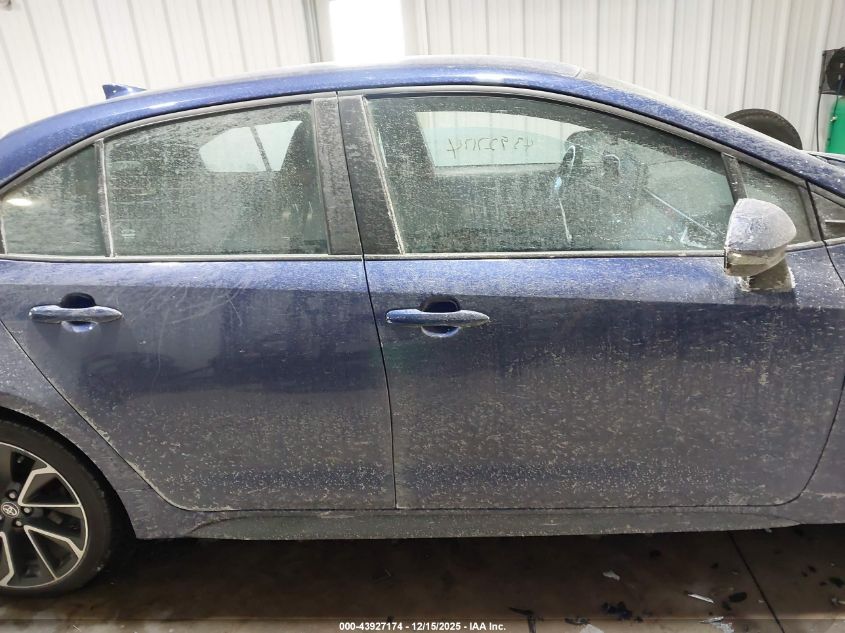 2021 Toyota Corolla Se VIN: 5YFS4MCE1MP087074 Lot: 43927174