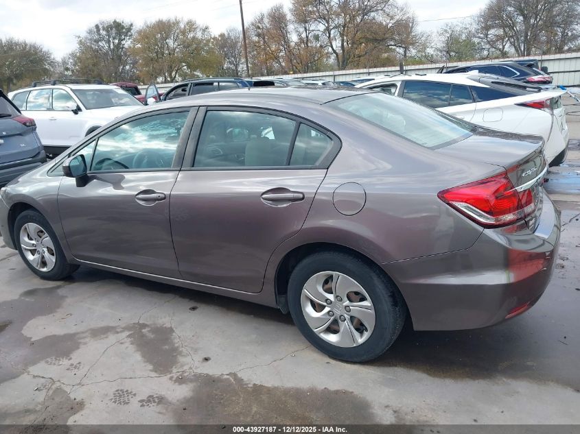 2014 Honda Civic Lx VIN: 19XFB2F59EE015680 Lot: 43927187