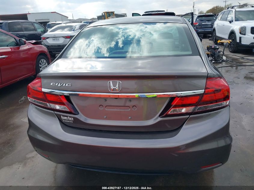 2014 Honda Civic Lx VIN: 19XFB2F59EE015680 Lot: 43927187