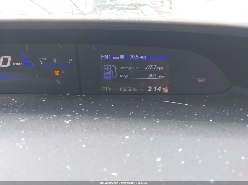 2014 Honda Civic Lx VIN: 19XFB2F59EE015680 Lot: 43927187