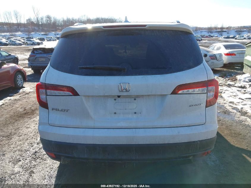 2022 Honda Pilot 2Wd Sport VIN: 5FNYF5H34NB019799 Lot: 43927192