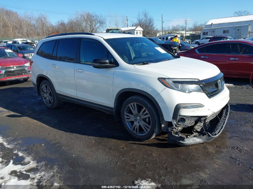 2022 Honda Pilot 2Wd Sport VIN: 5FNYF5H34NB019799 Lot: 43927192