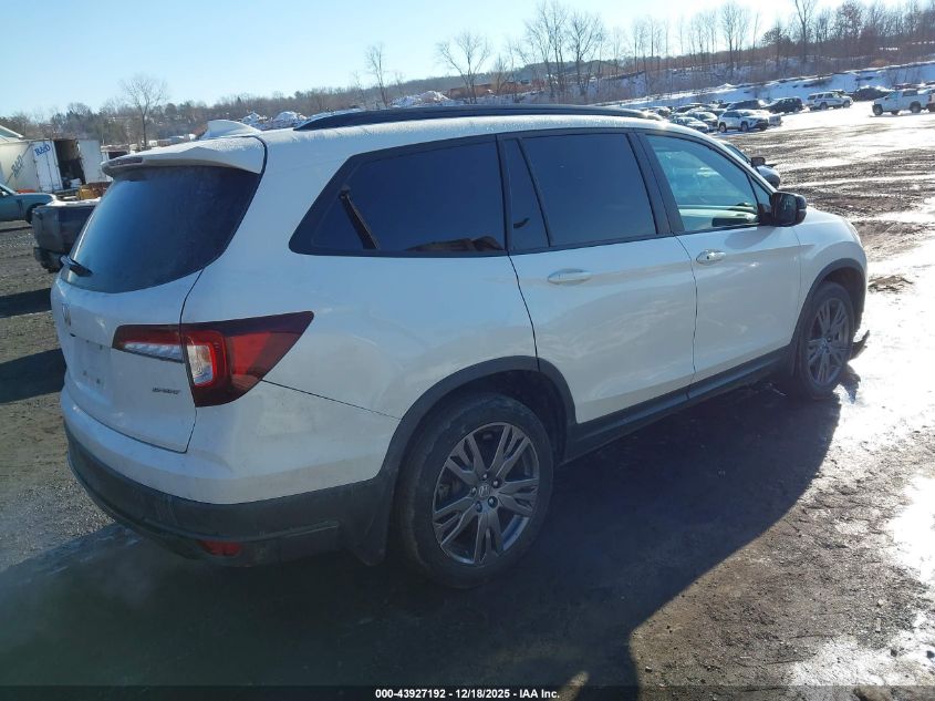 2022 Honda Pilot 2Wd Sport VIN: 5FNYF5H34NB019799 Lot: 43927192