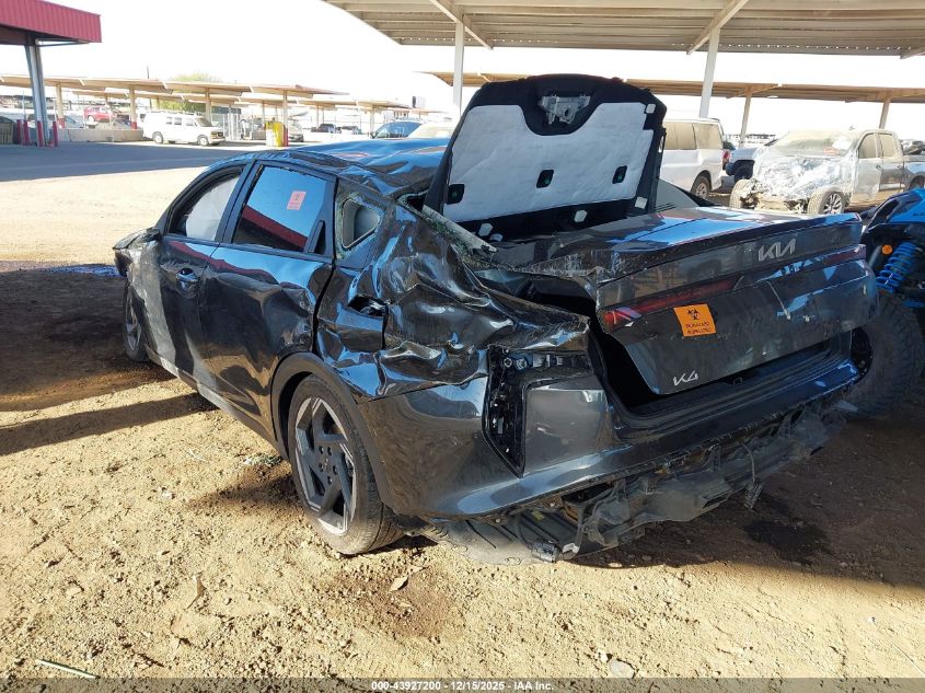 2025 Kia K4 Ex VIN: 3KPFU4DE0SE032842 Lot: 43927200