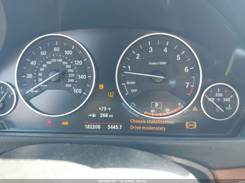 2016 BMW 328I VIN: WBA8E9G55GNT45397 Lot: 43927207