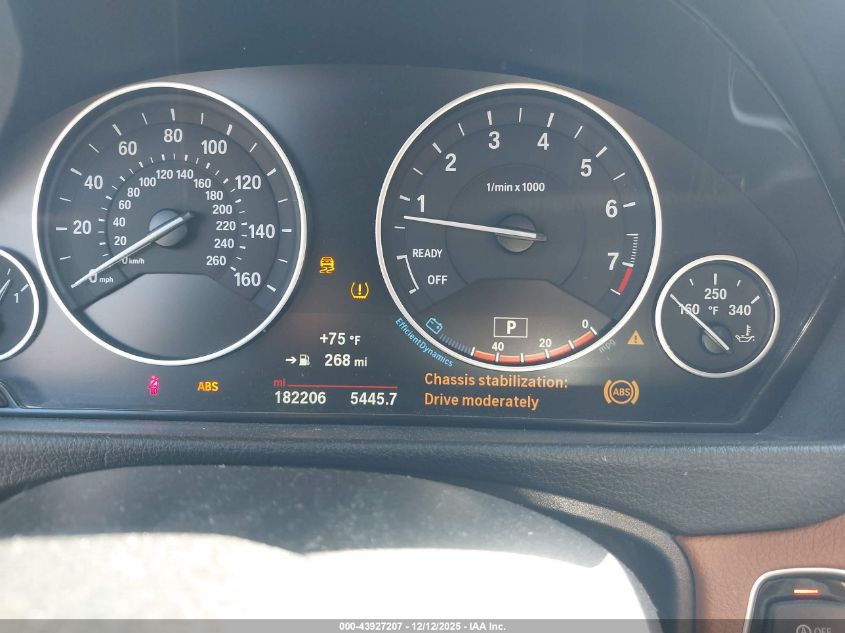 2016 BMW 328I VIN: WBA8E9G55GNT45397 Lot: 43927207