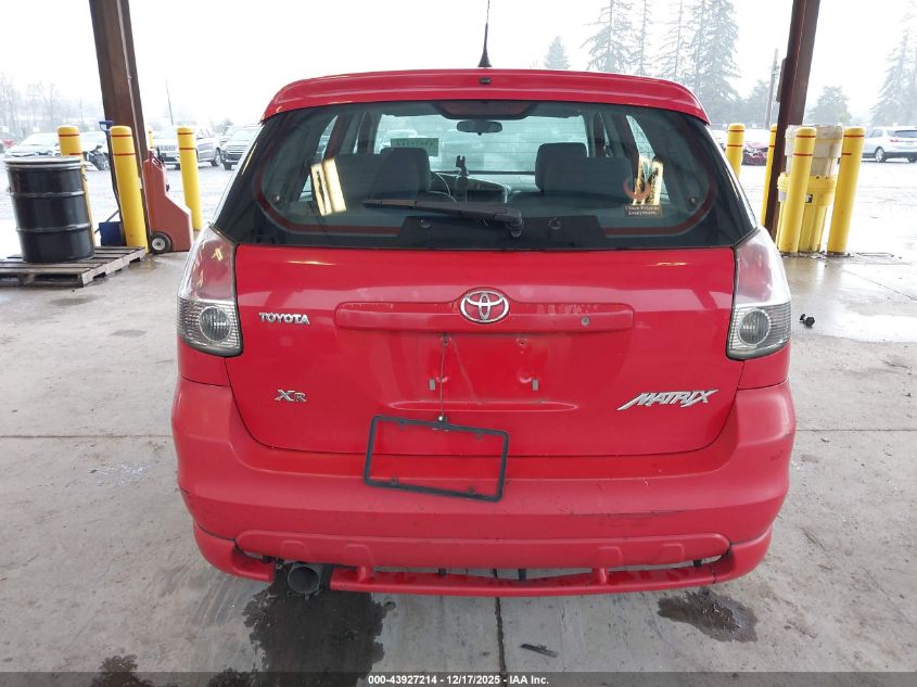 2006 Toyota Matrix Xr VIN: 2T1KR32E16C598610 Lot: 43927214