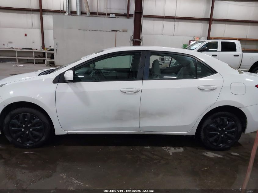 2016 Toyota Corolla Le VIN: 5YFBURHE1GP444988 Lot: 43927219