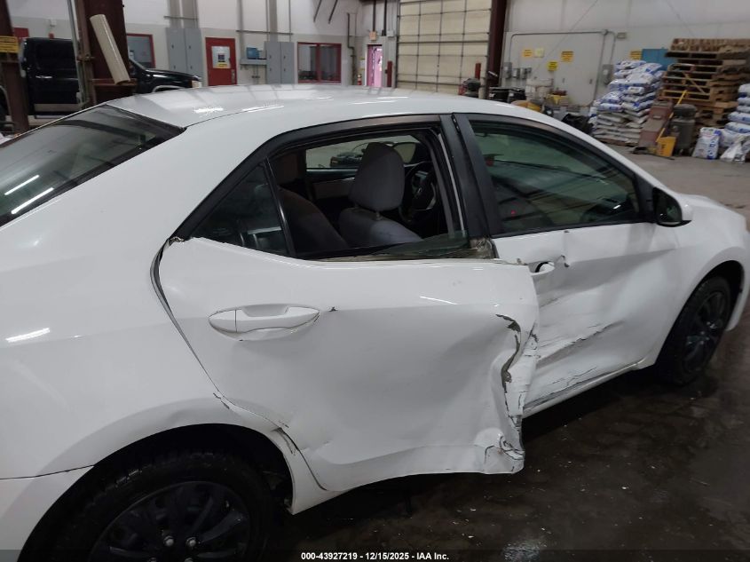 2016 Toyota Corolla Le VIN: 5YFBURHE1GP444988 Lot: 43927219