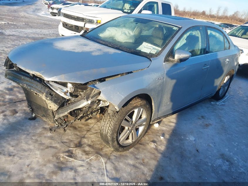 2014 Volkswagen Jetta Hybrid Sel VIN: 3VW637AJXEM229983 Lot: 43927229