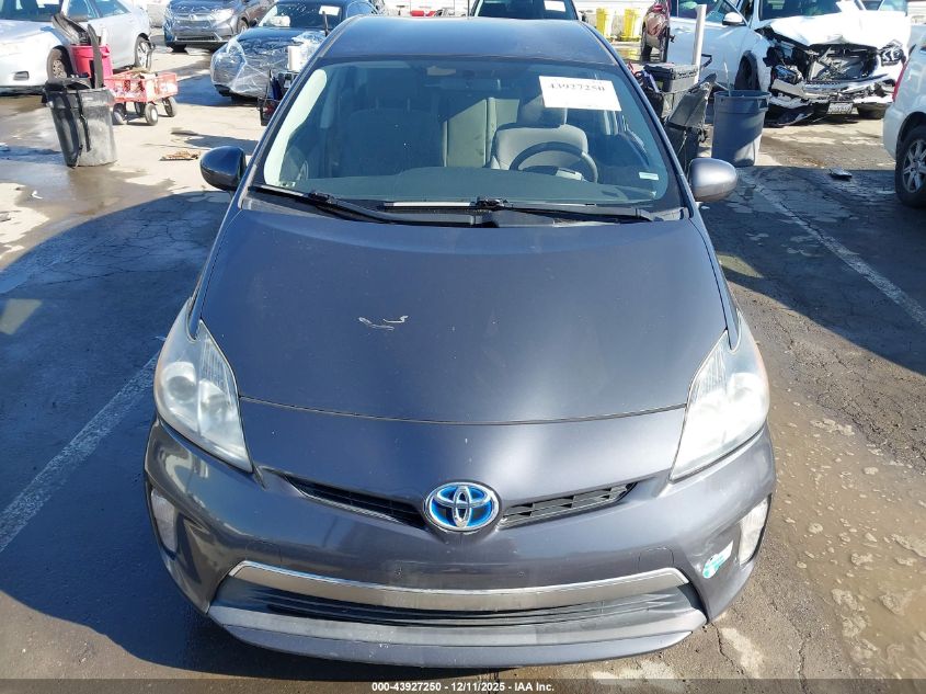 2012 Toyota Prius Plug-In VIN: JTDKN3DP2C3007201 Lot: 43927250